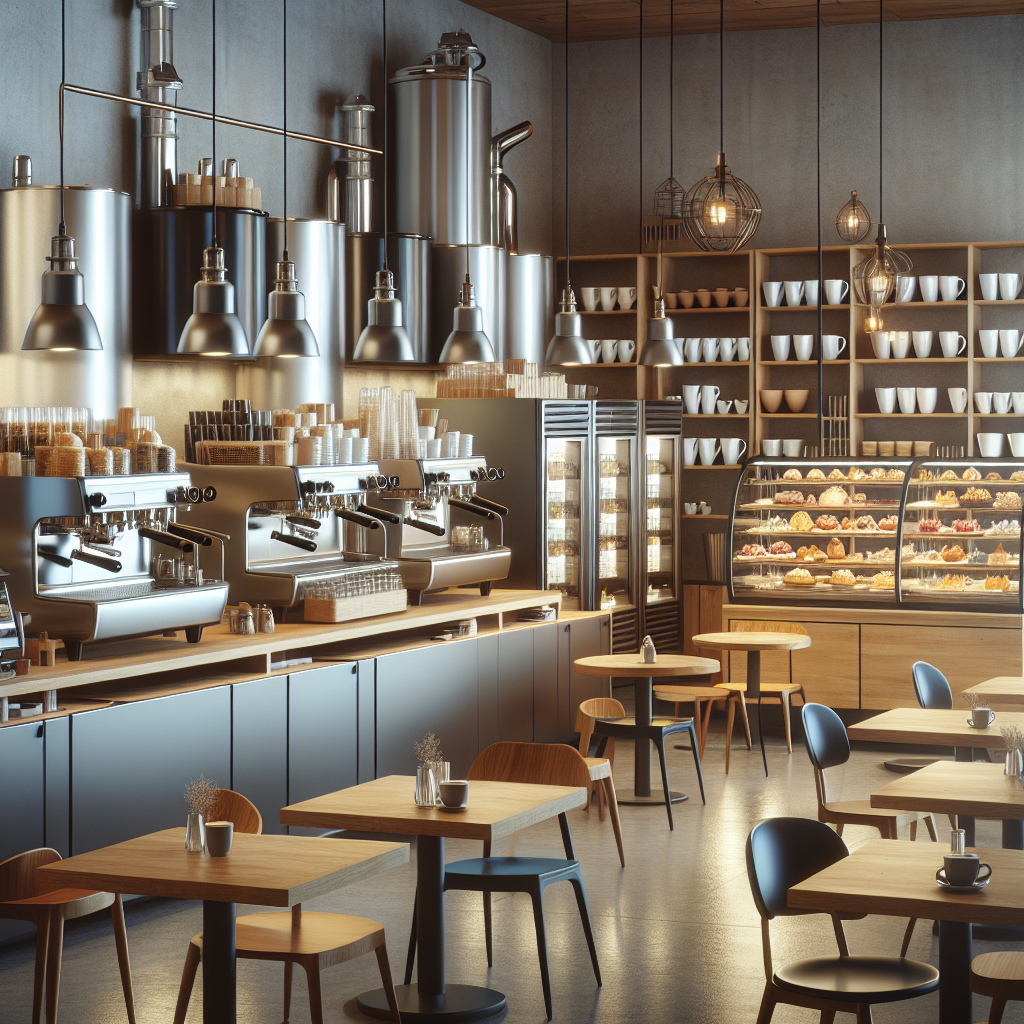 Endüstriyel Cafe Malzemeleri ile Hayalinizdeki Kafe