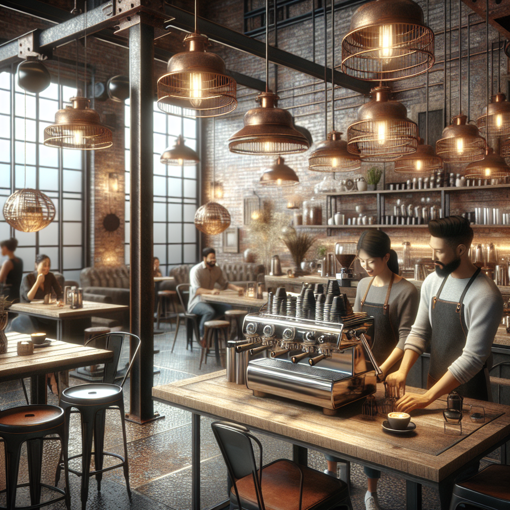 Endüstriyel Cafe Malzemeleri ile Mükemmel Bir Mekan Yaratmak