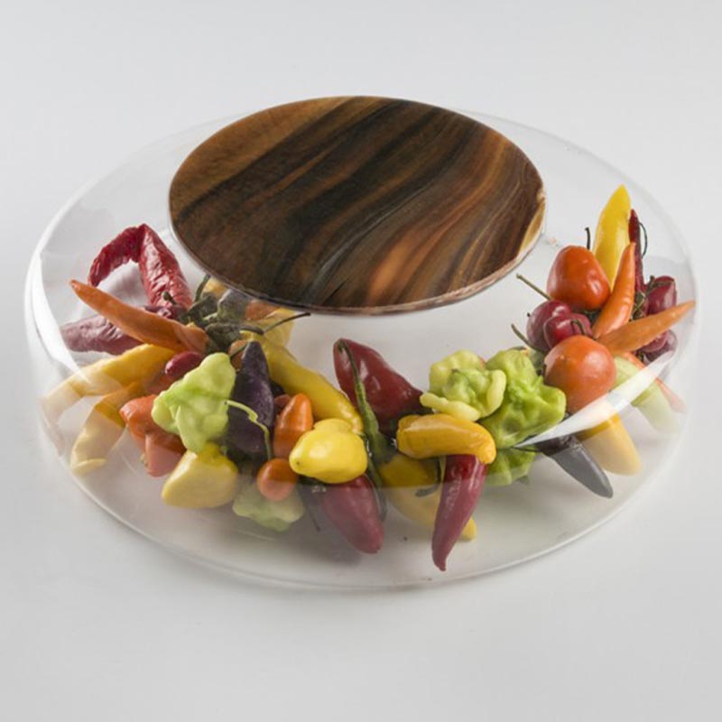 100% Chef Advance Cam Sunum Tabağı, 17 cm, Kahverengi, 3 Adet — 100% Chef — Görsel 2