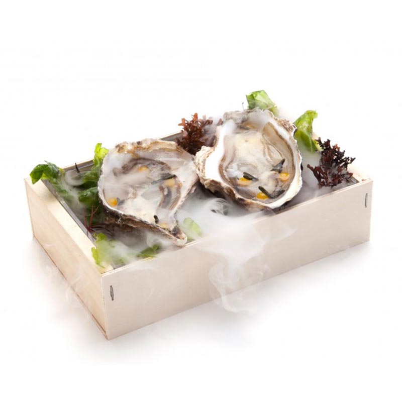 100% Chef Ahşap Deniz Ürünü Sunum Kutusu, 21x13x5 cm, 8 Adet — 100% Chef — Görsel 2