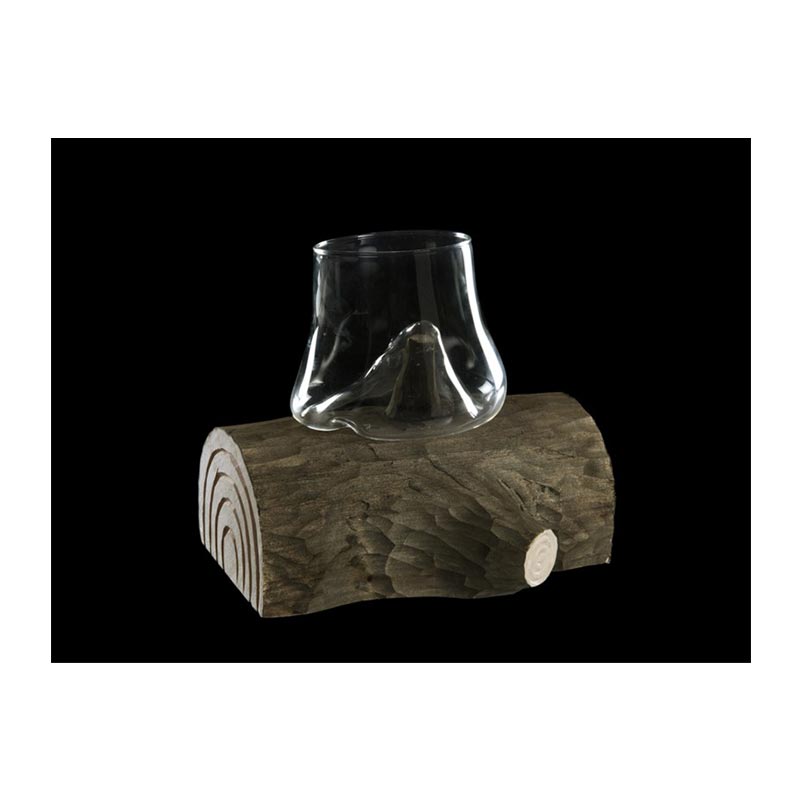 100% Chef Ahşap Gövdeli Cam Likör Bardağı, 400 ml — 100% Chef — Görsel 2