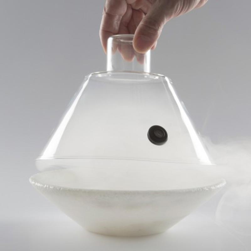 100% Chef Aladin Cover Tajina Valfli Cam Fanus, 18 cm, 6 Adet