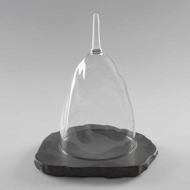 100% Chef Apicius Rustik Mermer Sunum Tabağı, Siyah — 100% Chef