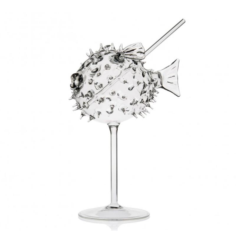 100% Chef Balon Balığı Cam Kupa, 250 ml — 100% Chef