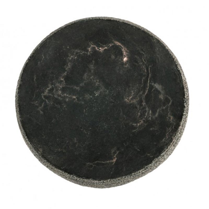 100% Chef Black Moon Advance Mermer Sunum Tabağı, 17cm, Siyah — 100% Chef