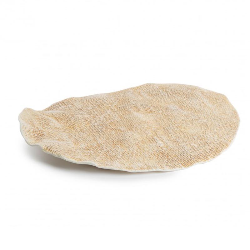 100% Chef Burlap Porselen Sunum Tabağı, 22x18 cm, 3 Adet — 100% Chef