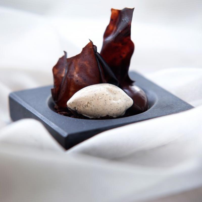 100% Chef Coliseum Mermer Servis Tabağı, 10x10 cm — 100% Chef — Görsel 2