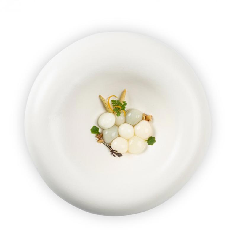 100% Chef Dune Porselen Sunum Tabağı, 27x7 cm, Beyaz — 100% Chef — Görsel 2