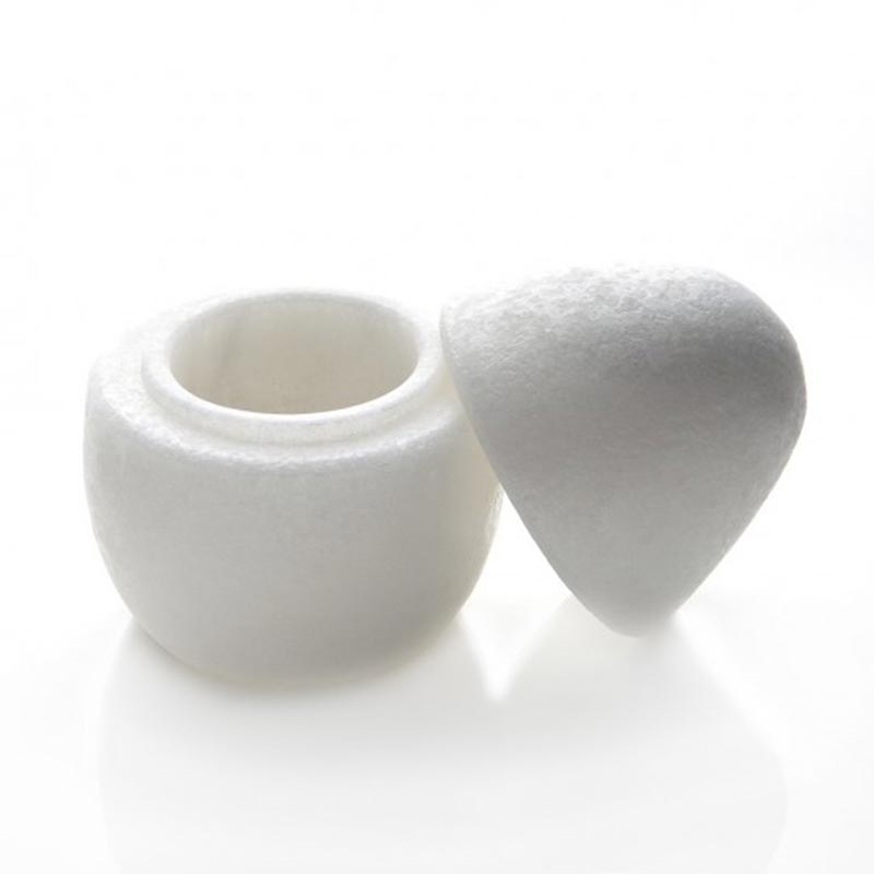 100% Chef Imperator Mermer Yumurta Sunum Tabağı, 8x10 cm — 100% Chef