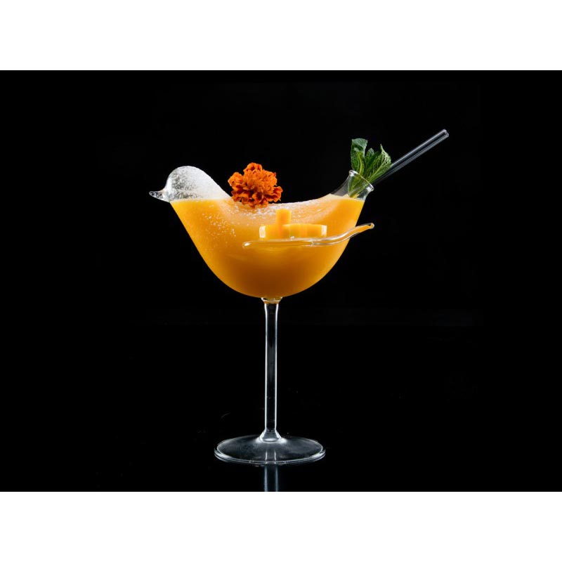 100% Chef Kanatlı Kuş Cam Kokteyl Bardağı, 200 ml — 100% Chef — Görsel 3