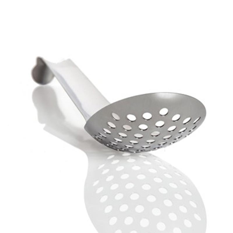 100% Chef Lotus Delikli Hayvar Kaşığı, Çelik, 16 cm, 10 Adet — 100% Chef — Görsel 2