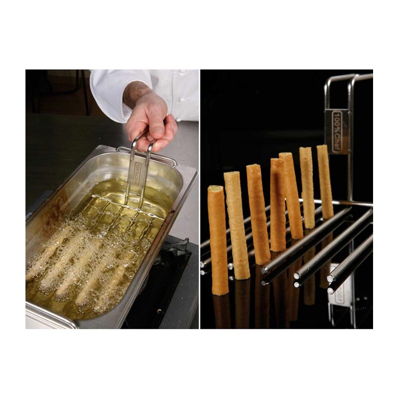 100% Chef Makaron Yapma Kiti, Çelik, XL — 100% Chef — Görsel 2