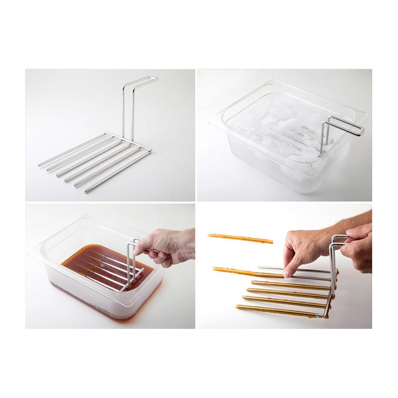 100% Chef Makaron Yapma Kiti, Çelik, XL — 100% Chef — Görsel 3