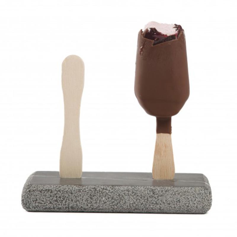 100% Chef Mermer Dondurma Sunum Tabağı, 14x7 cm — 100% Chef