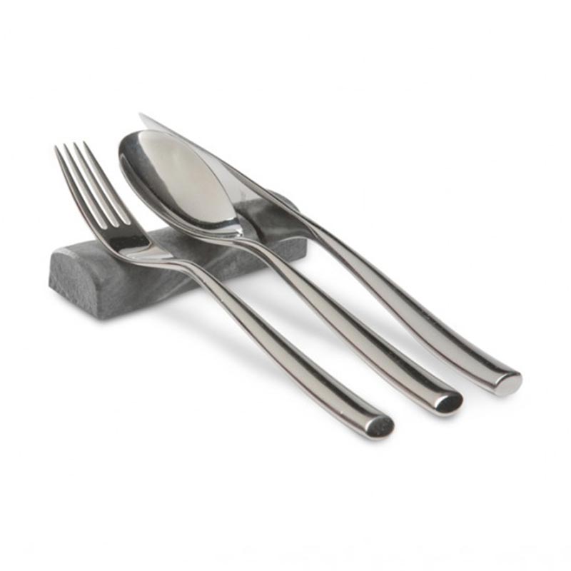 100% Chef Mermer Oymalı Çatal Bıçak Tutucusu, 12x4, 4 Adet — 100% Chef — Görsel 3