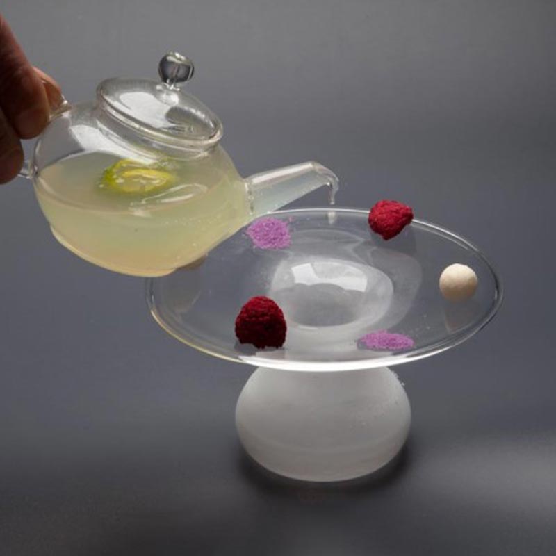 100% Chef Ovni Tapa Cam Sunum Tabağı, 90 ml, 8x10 cm, 2 Adet — 100% Chef — Görsel 2