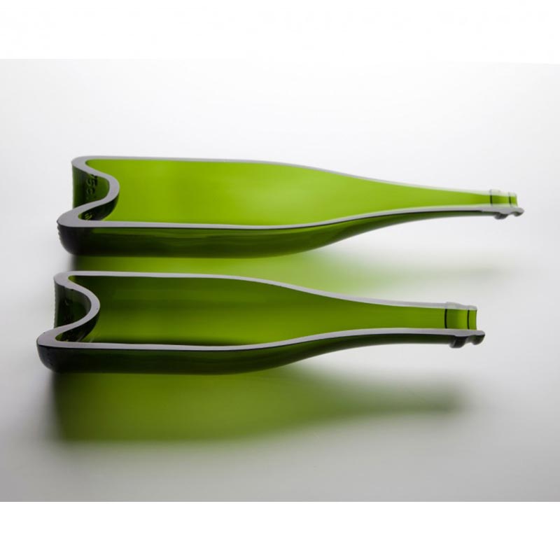 100% Chef Şampanya Şişesi Cam Sunum Tabağı, 250 ml, 6 Adet — 100% Chef — Görsel 2