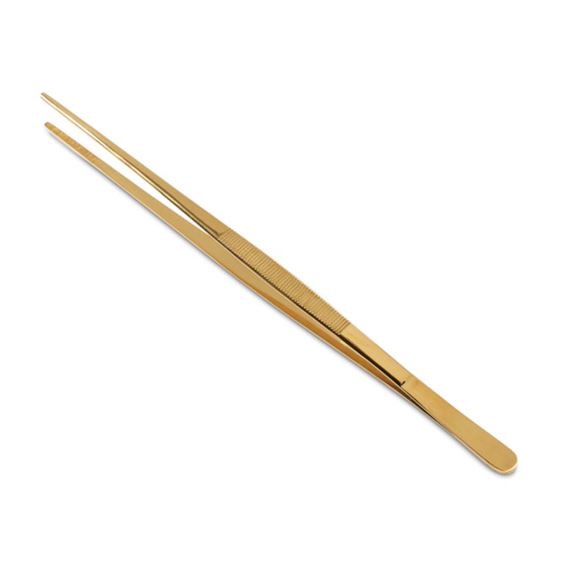 100% Chef Titanyum Dekor Şef Cımbızı, 30 cm, Altın — 100% Chef