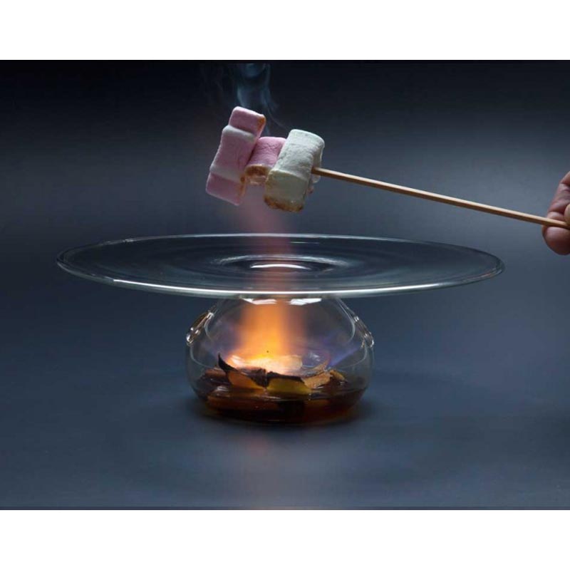 100% Chef Vulcano Cam Sunum Tabağı, 23x7.5 cm — 100% Chef — Görsel 2