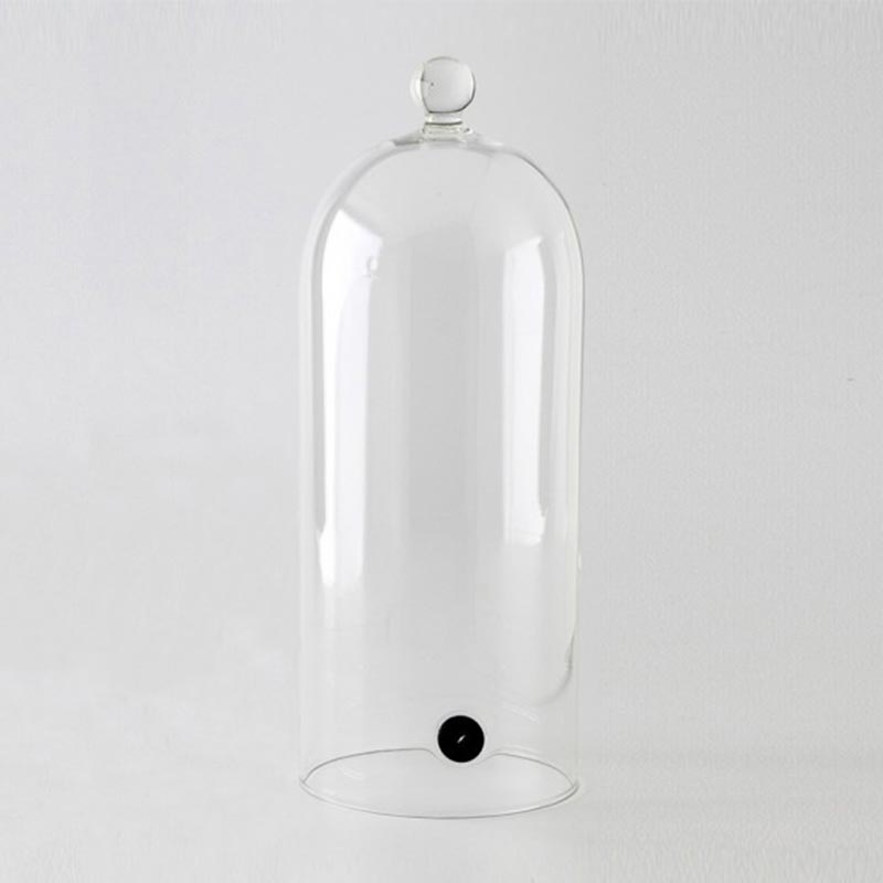 100% Chef Yüksek Cam Fanus, 12.5x18 cm