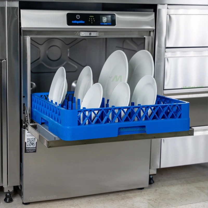 Öztiryakiler Sanayi Tipi Bulaşık Yıkama Makinesi Touch Ekran, OBY 50T PDRT, 50x50 cm Sepetli, 4 Pompalı — Öztiryakiler — Görsel 5