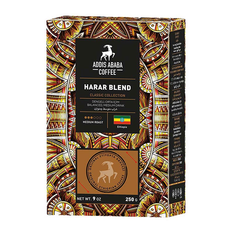 Addis Ababa Harar Blend Öğütülmüş Kahve, 250 gr — Addis Ababa Coffee