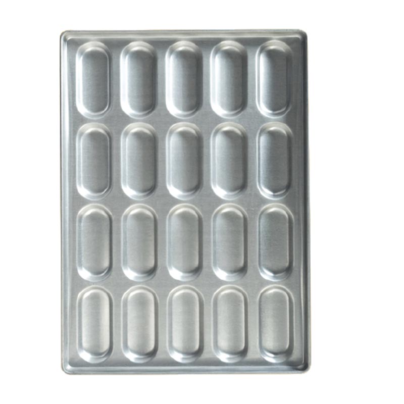 Almetal Alüminize Kaplamalı Sandviç Ekmeği Tavası, 18 Gözlü, 0, 8 mm, 50x74 cm — Almetal