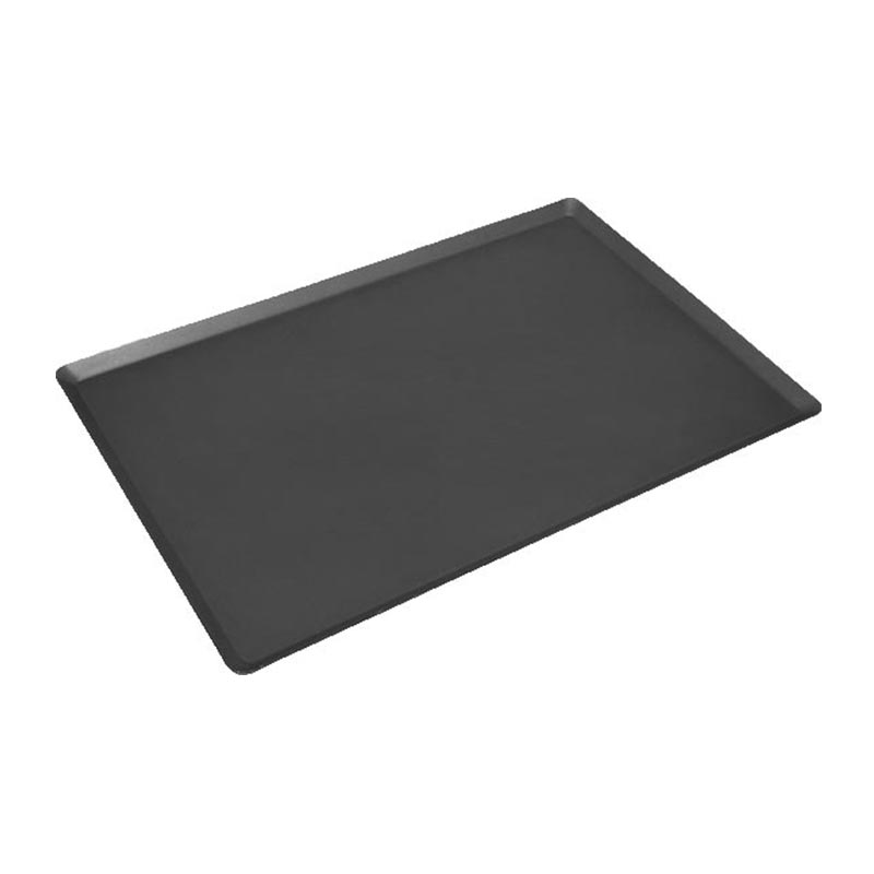 Almetal Alüminyum İtalyan Açılı Kaplamalı Tava, 2 mm, 60x80 cm, Siyah — Almetal