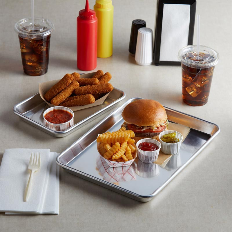 Almetal Hamburger Servis Tepsisi, 33x45 cm — Almetal — Görsel 2