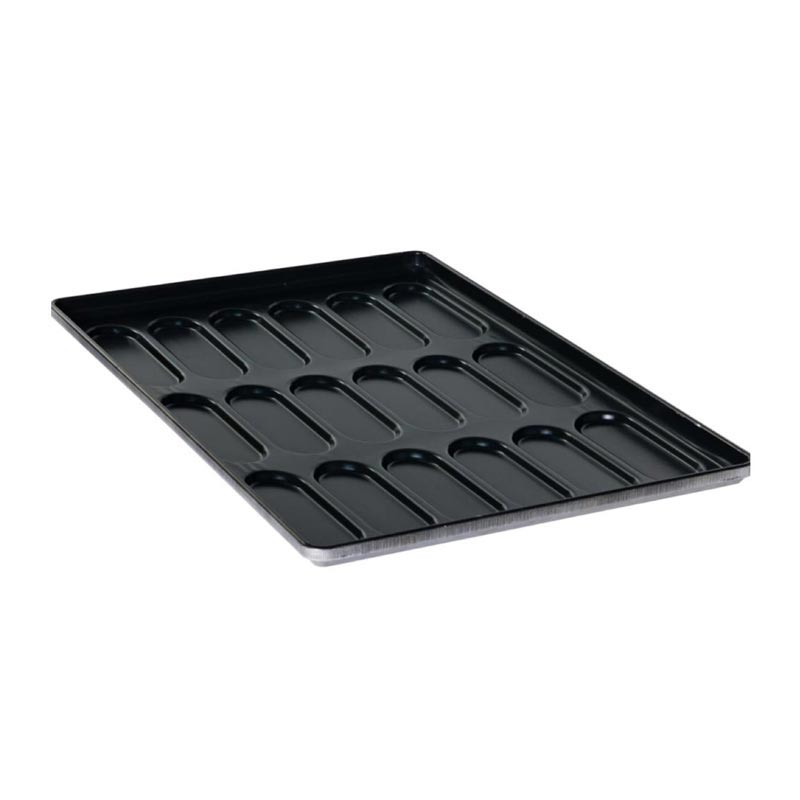 Almetal Kaplamalı Alüminyum Sandviç Ekmeği Tavası, 21 Gözlü, 59x80 cm — Almetal