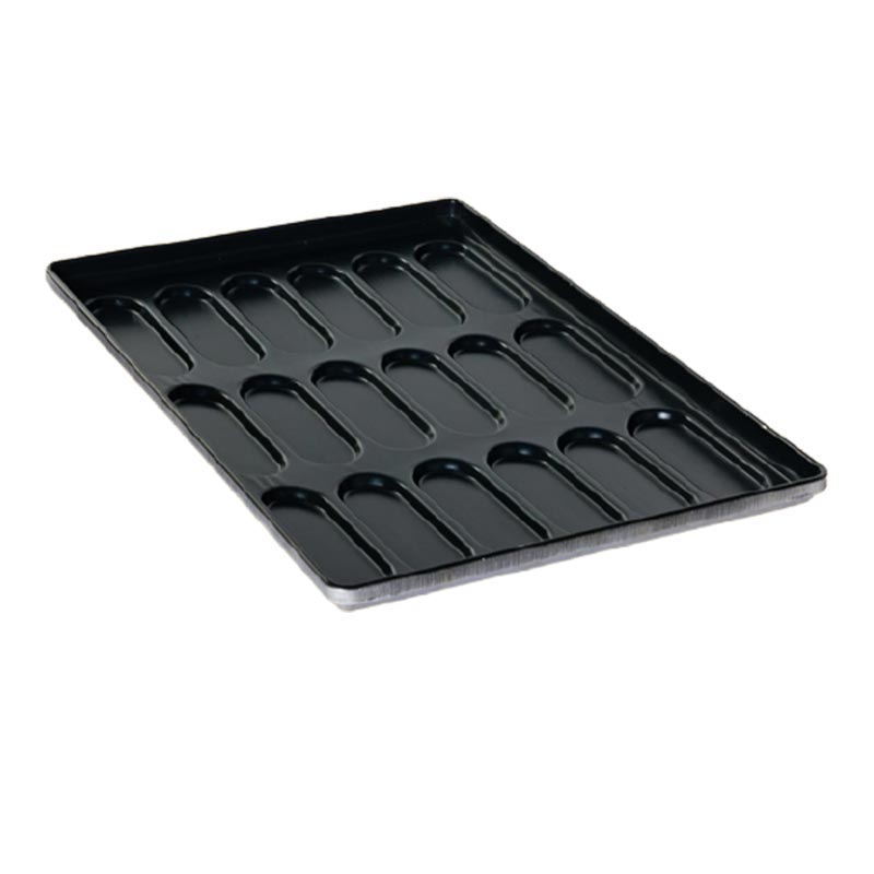 Almetal Kaplamalı Alüminyum Sandviç Ekmeği Tavası, 18 Gözlü, 53x65 cm — Almetal