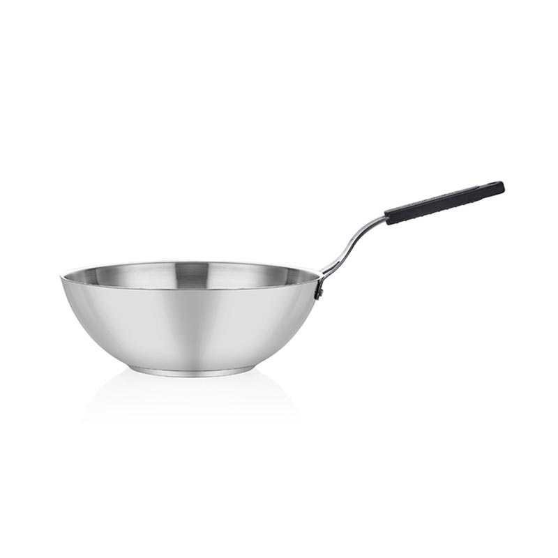 Altınbaşak İndüksiyon Çelik Wok Tava, 28 cm, Siyah Saplı — Altınbaşak — Görsel 2