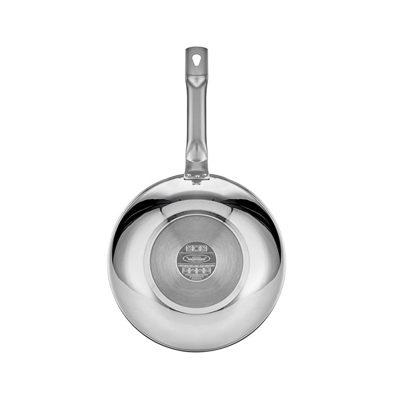 Altınbaşak İndüksiyon Çelik Wok Tava, 28 cm, Gümüş Saplı — Altınbaşak — Görsel 4