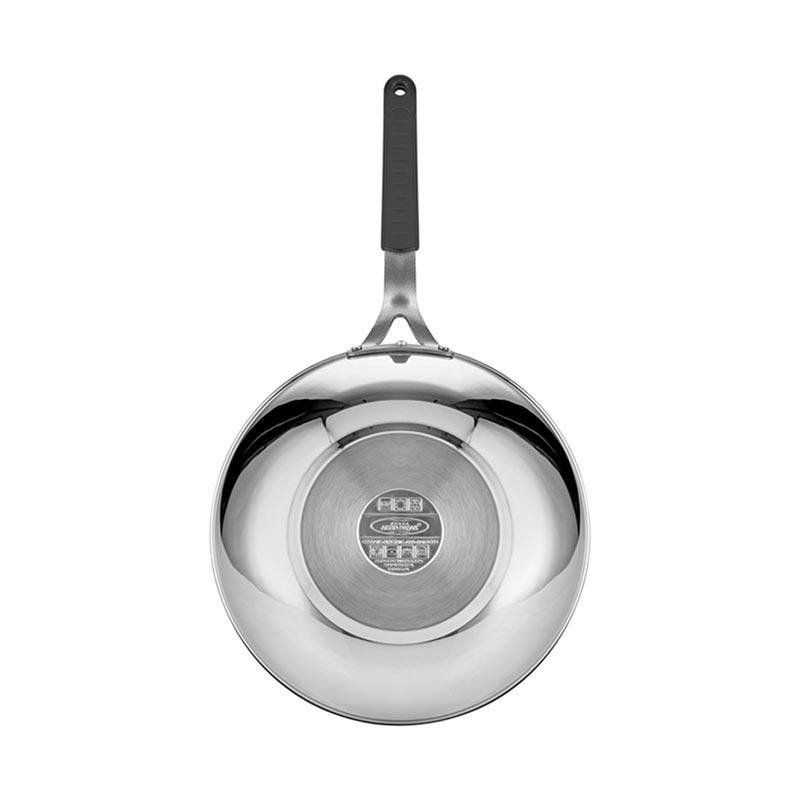 Altınbaşak İndüksiyon Çelik Wok Tava, 28 cm, Siyah Saplı — Altınbaşak — Görsel 4
