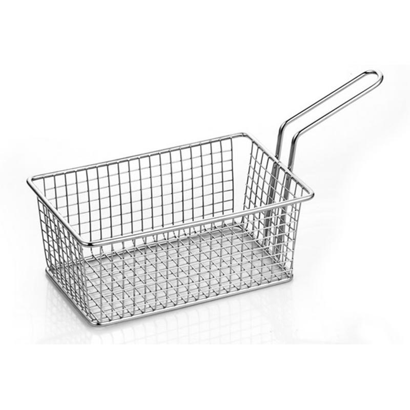 Altınbaşak Örgü Paslanmaz Fritöz Sepeti, 20x12x8 cm — Altınbaşak