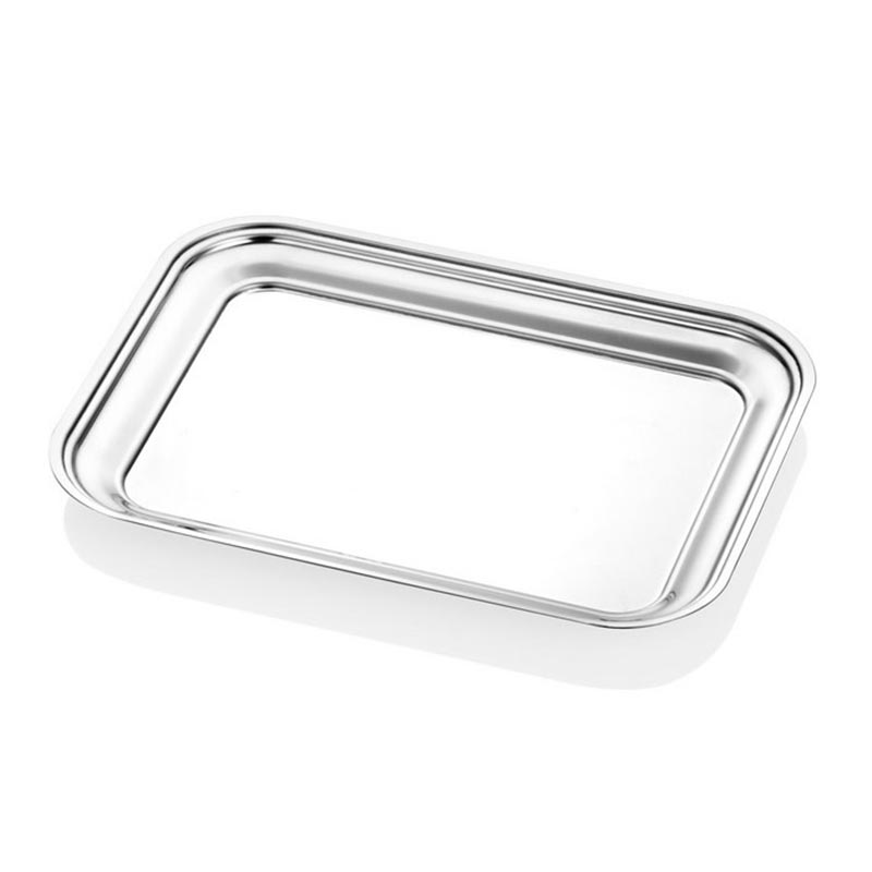 Altınbaşak Paslanmaz Dikdörtgen Tepsi, 20x26x2 cm — Altınbaşak