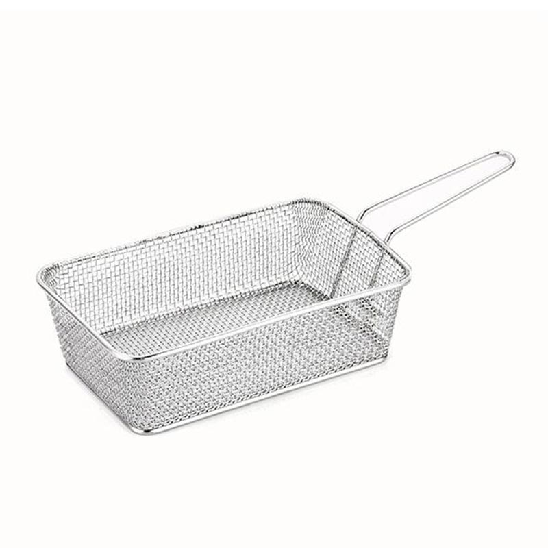 Altınbaşak Paslanmaz Dikdörtgen Fritöz Sepeti, 12x20x8 cm — Altınbaşak