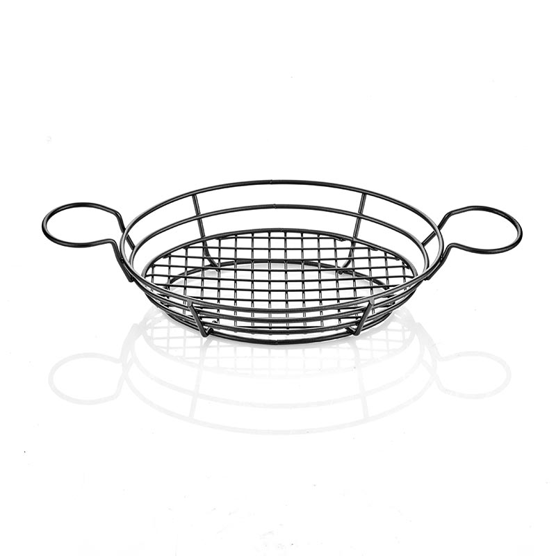 Altınbaşak Rustik Bakır Oval Sunum Sepeti, 28x20 cm — Altınbaşak