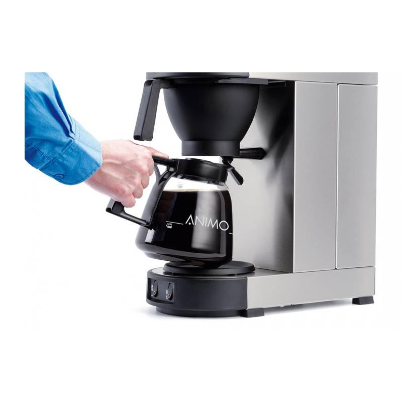 Animo M100 Manuel Dolum Filtre Kahve Makinesi, 2 Cam Pot Dahil, 144 Fincan/Saat — Animo — Görsel 2