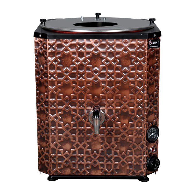 Anka BYNC1 Yeni Nesil Şamandıralı Çay Makinesi, 1 Demlikli, 10 L, Bakır — Anka