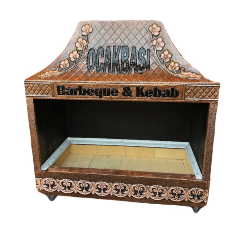Anka Eko Kapalı Izgara, 175x60x120 cm, Bakır — Anka
