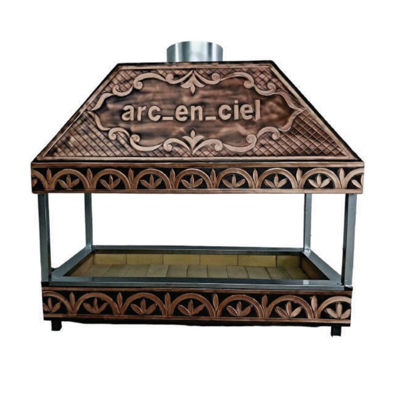 Anka Eko Ocakbaşı Izgara, 175x60x120 cm, Bakır — Anka