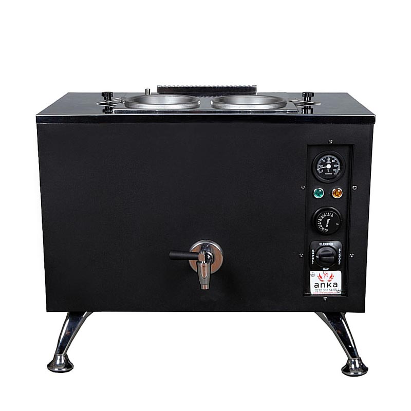Anka Pro Full Otomatik 2 Demlikli Çay Kazanı, 20 L, Elektrikli, Siyah — Anka