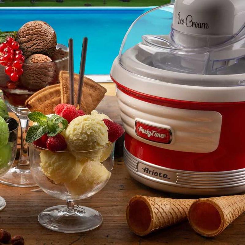 Ariete 0643/00 Party Time Dondurma Makinesi, Kırmızı — Ariete — Görsel 3