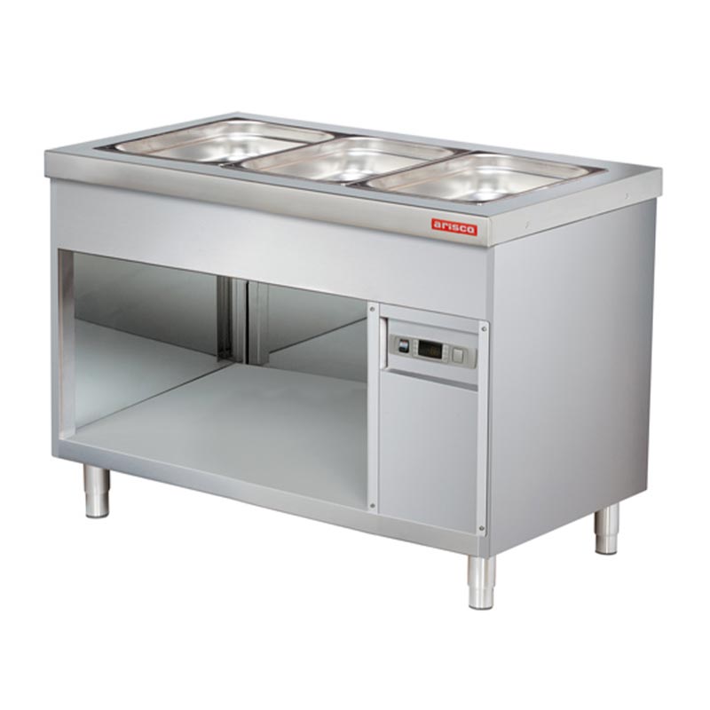 Arisco Açık Dolaplı Bain Marie, 3/1 GN Kapasiteli — Arisco