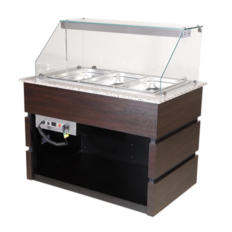 Arisco Açık Dolaplı Bain Marie, 3/1 GN Kapasiteli, Kahverengi — Arisco — Görsel 2