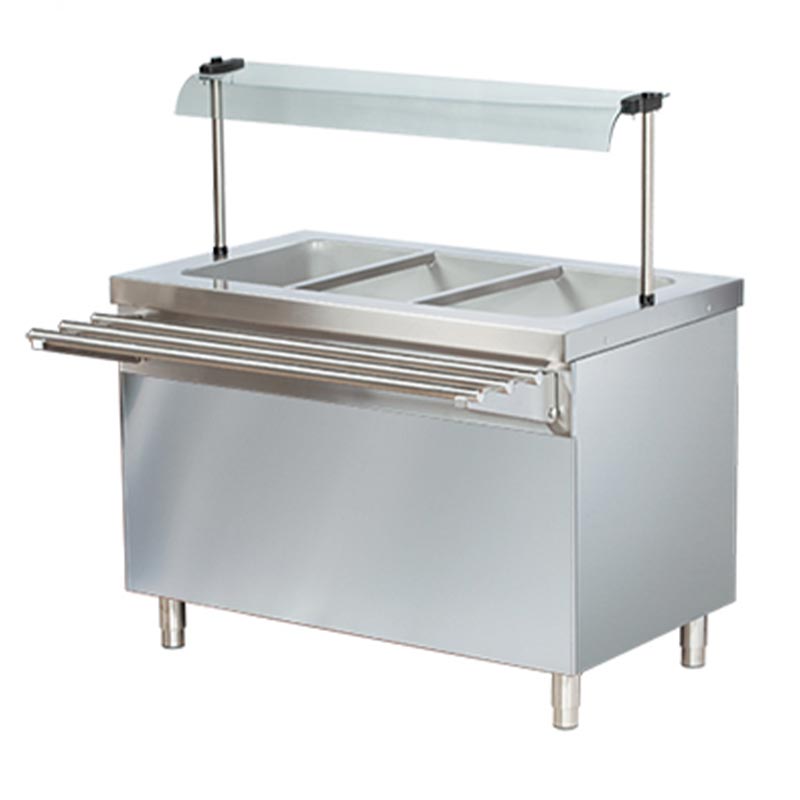 Arisco Açık Dolaplı Bain Marie, 3/1 GN Kapasiteli — Arisco — Görsel 2