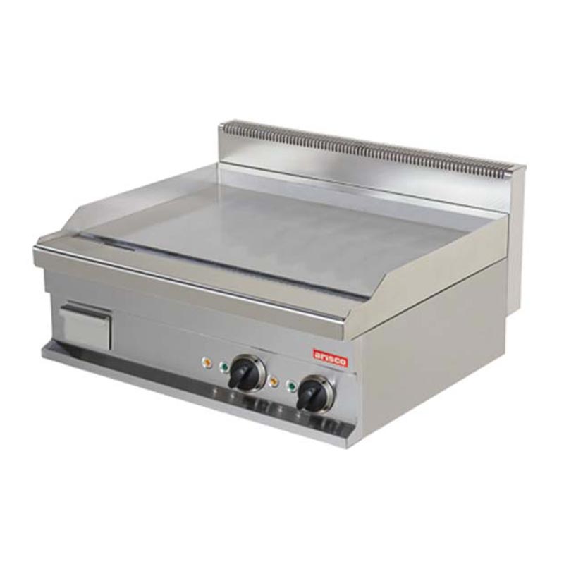 Arisco Hotmax 700 Düz Pleyt Izgara, Krom Kaplama, 80x70x29 cm, Elektrikli — Arisco