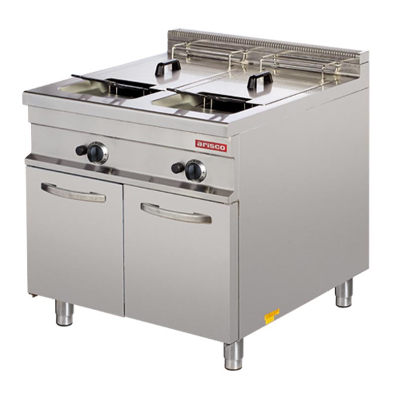 Arisco Hotmax 900 Fritöz, 2'li, 20+20 L, Gazlı — Arisco