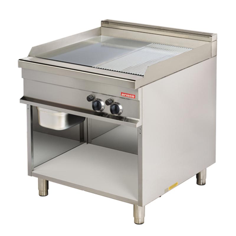 Arisco Hotmax 900 Pleyt Izgara, Krom Kaplama, 85x90x90 cm, Gazlı — Arisco